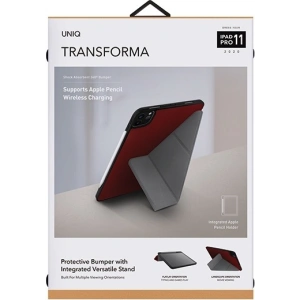 Kup Etui UNIQ Transforma Rigor Apple iPad Pro 11 2020 (a doua generație) roșu/coral roșu - UNIQ226RED - {ean13} - Sklep Home Screen