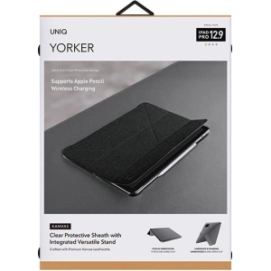 Kup Etui UNIQ Yorker Kanvas Apple iPad Pro 12.9 2020 (4. generacji) czarny/obsidian knit black - UNIQ228BLK - {ean13} - Sklep Home Screen
