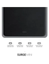 Kup UNIQ Hálózati töltő HUB Surge Mini 100W fekete/anátracit 2xUSB Gyors Töltés 3.0 + 2xUSB-C PD 3.0 (LITHOS Collective) - UNIQ229BLK - {ean13} - Sklep Home Screen