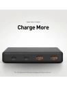 Kup UNIQ Hálózati töltő HUB Surge Mini 100W fekete/anátracit 2xUSB Gyors Töltés 3.0 + 2xUSB-C PD 3.0 (LITHOS Collective) - UNIQ229BLK - {ean13} - Sklep Home Screen