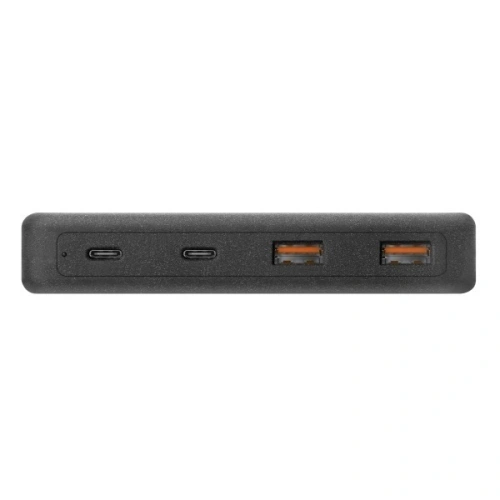 Kup UNIQ Hálózati töltő HUB Surge Mini 100W fekete/anátracit 2xUSB Gyors Töltés 3.0 + 2xUSB-C PD 3.0 (LITHOS Collective) - UNIQ229BLK - {ean13} - Sklep Home Screen