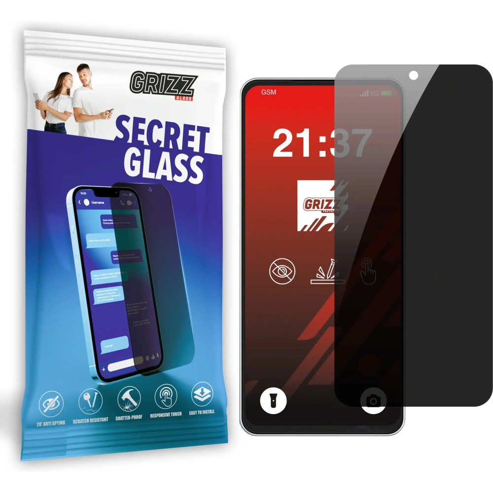 Matowe szkło prywatyzujące GrizzGlass SecretGlass do Samsung Galaxy F06 5G