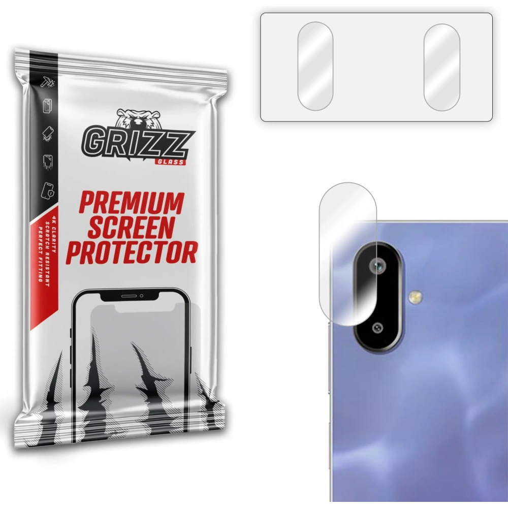 Szkło na aparat GrizzGlass HybridGlass Camera do Samsung Galaxy F06 5G [2 PACK]