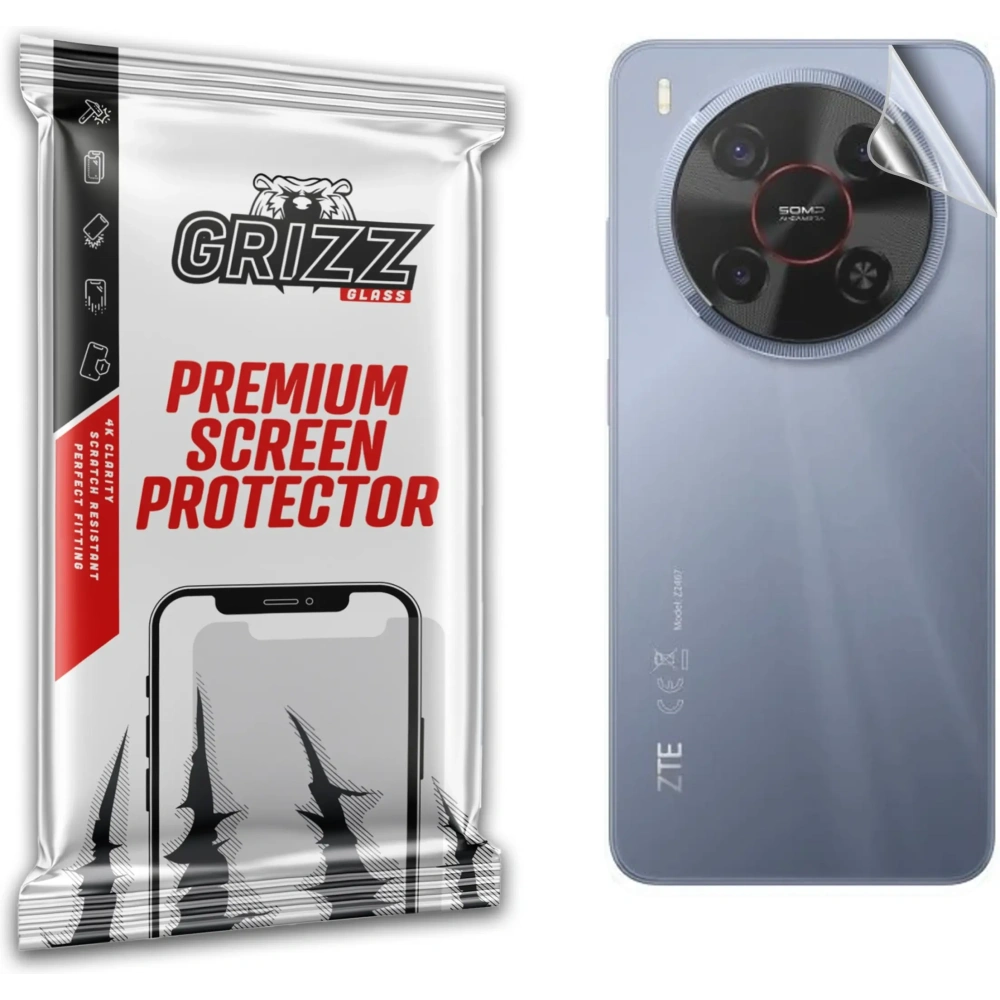 Folia na tył GrizzGlass SatinSkin do ZTE Blade V70 Max