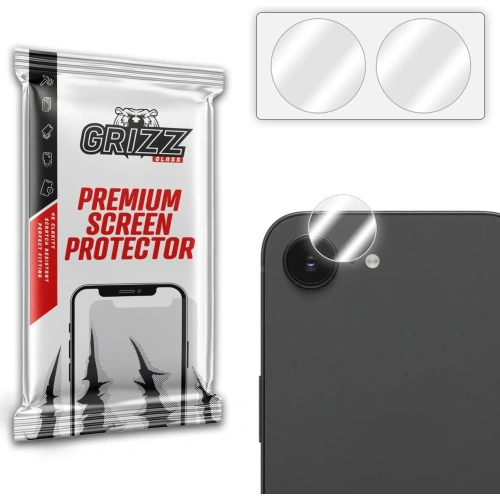 Buy GrizzGlass HybridGlass Camera Apple iPhone 16e [2 PACK] - GRZ13410 - {ean13} - Home Screen Store Europe