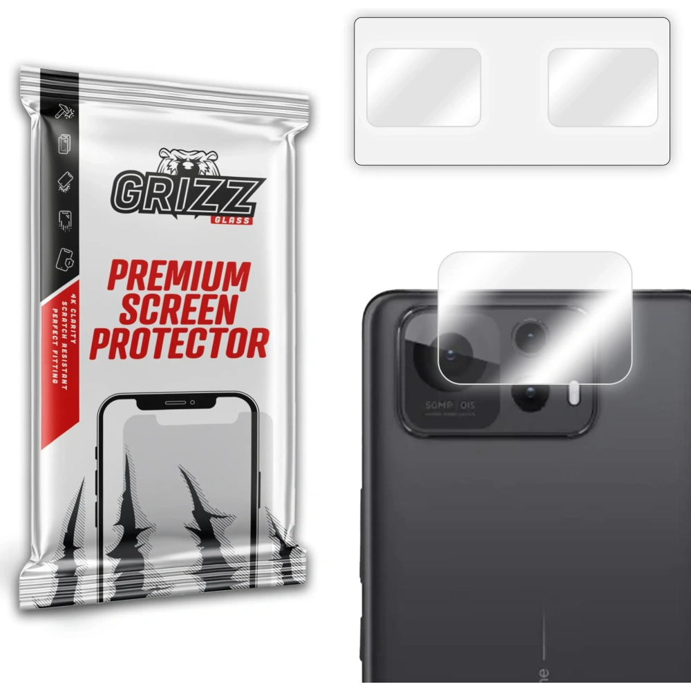 Szkło na aparat GrizzGlass HybridGlass Camera do Asus Zenfone 12 Ultra [2 PACK]