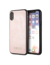 Kup Etui Guess GUHCI65SLSAPI Apple iPhone XS Max różowy/pink hard case Saffiano Silicone - GUE415PNK - {ean13} - Sklep Home Screen