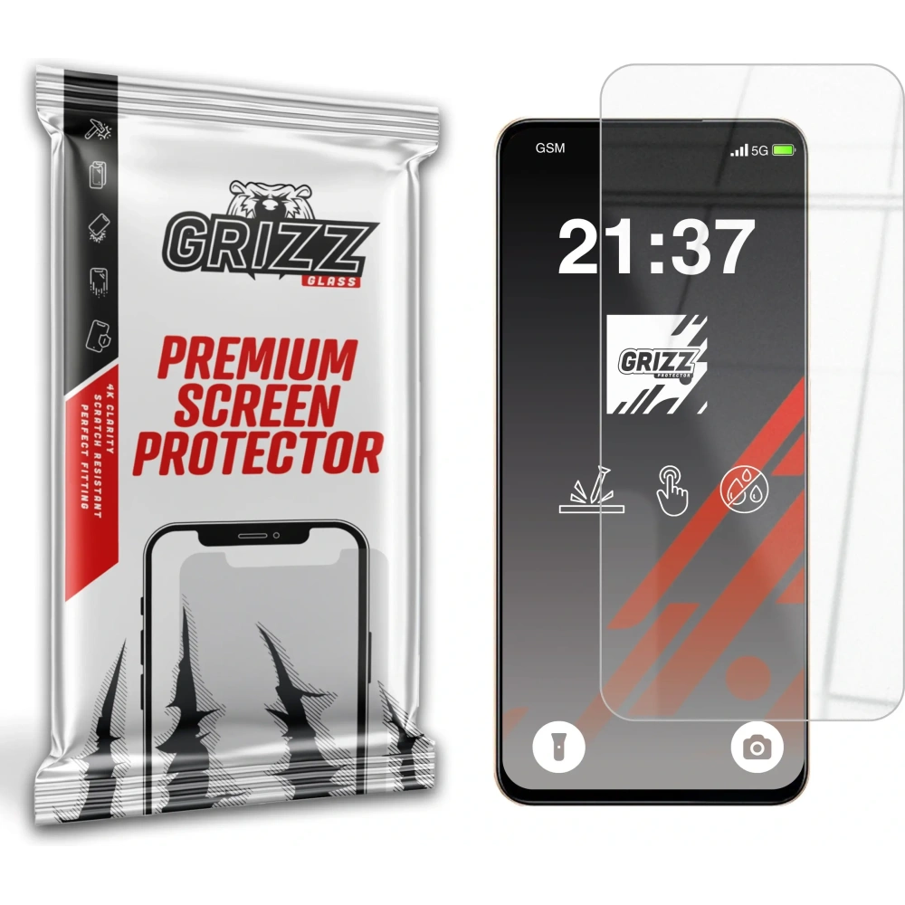 Szkło hybrydowe GrizzGlass HybridGlass do Realme P3x