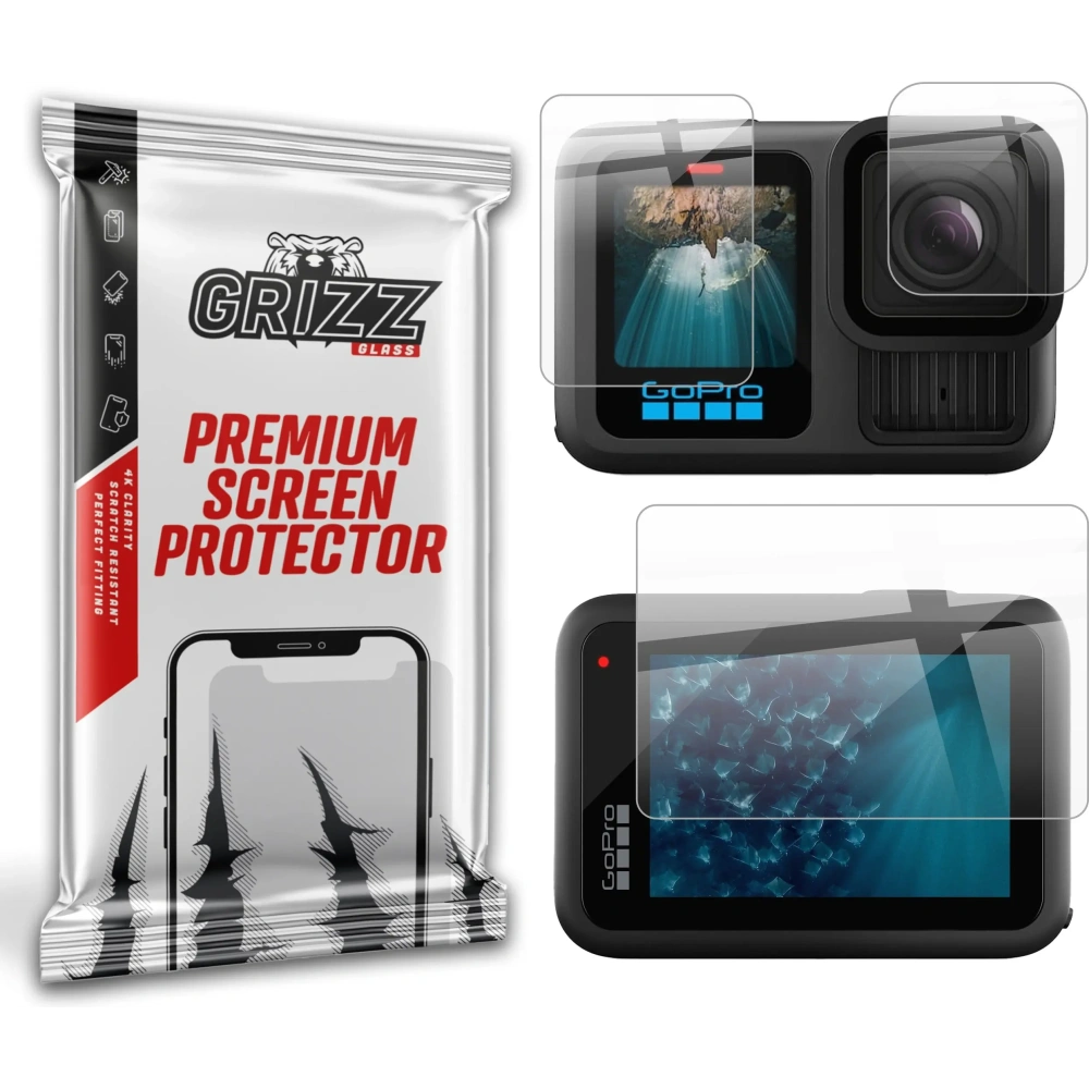 Szkło hybrydowe GrizzGlass HybridGlass do GoPro Hero 13