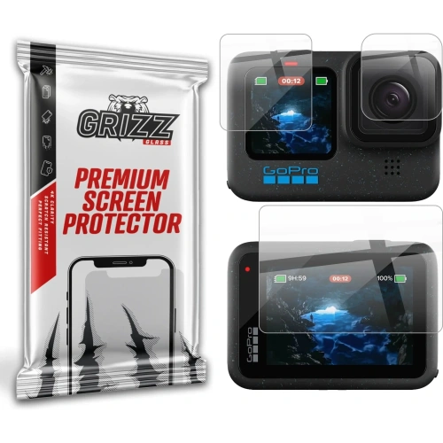 Kup Szkło hybrydowe GrizzGlass HybridGlass do GoPro Hero 12 - GRZ13466 - {ean13} - Sklep Home Screen