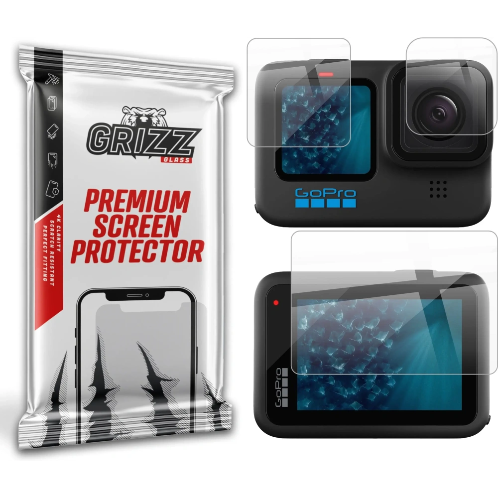 Szkło hybrydowe GrizzGlass HybridGlass do GoPro Hero 11