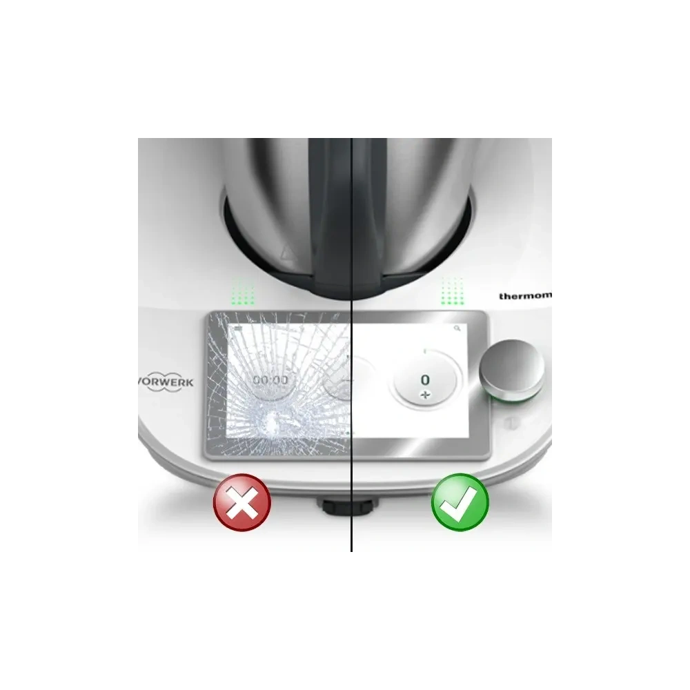 Szkło hybrydowe GrizzGlass HybridGlass do Thermomix TM7