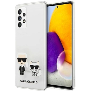 Kup [OUTLET] Tok Karl Lagerfeld KLHCA72CKTR Samsung Galaxy A72 kemény tok Átlátszó Karl & Choupette - OT-866 - {ean13} - Sklep Home Screen