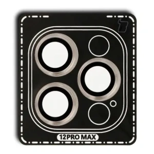 Kup Szkło na aparat z aplikatorem Bizon Glass Snap Lens do Apple iPhone 12 Pro Max złota ramka - BIZ8809 - {ean13} - Sklep Home Screen