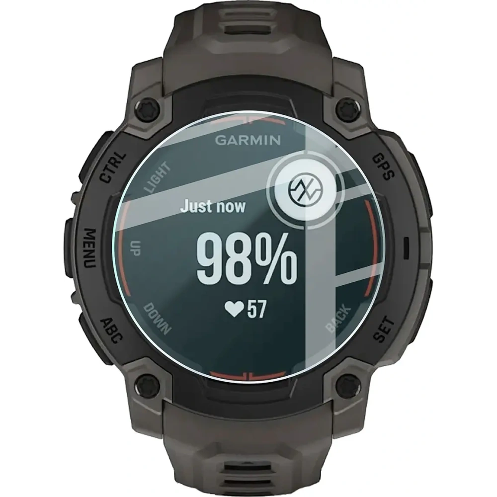 Szkło hartowane na ekran Bizon Glass Watch Clear do Garmin Instinct E 45 mm