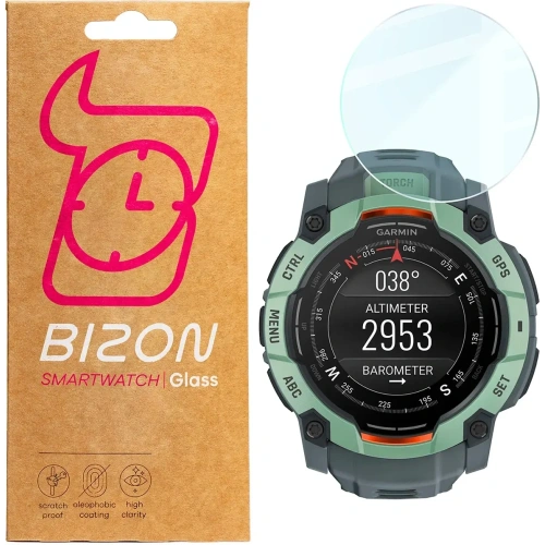 Kup Szkło hartowane na ekran Bizon Glass Watch Clear do Garmin Instinct 3 45 mm - BIZ8813 - {ean13} - Sklep Home Screen