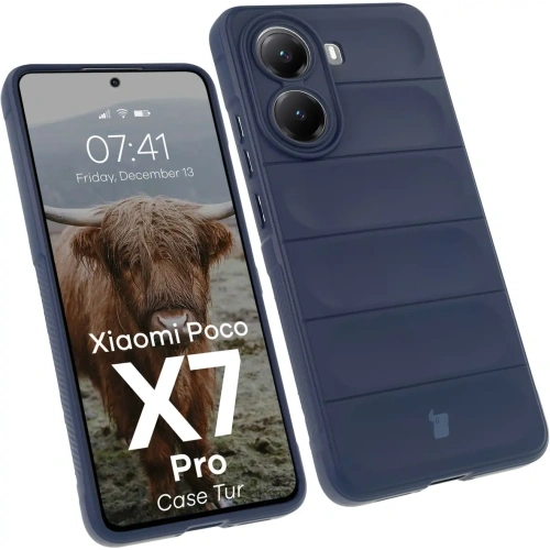 Kup Bizon Case Tur Xiaomi Poco X7 Pro albastru marin - BIZ8818 - {ean13} - Sklep Home Screen