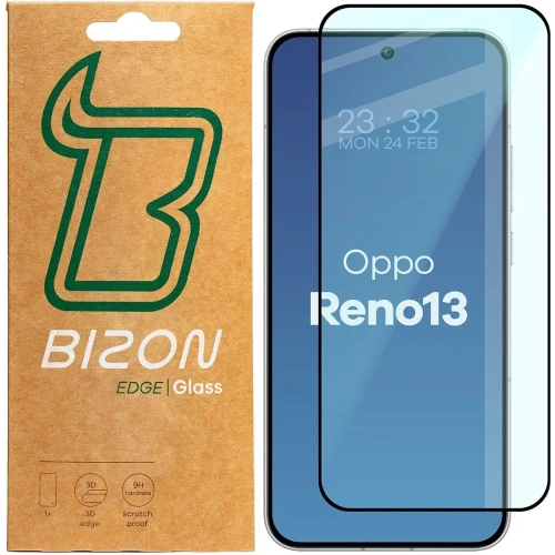 Kup Bizon Glass Edge 2 Oppo Reno13 černý rám - BIZ8819 - {ean13} - Sklep Home Screen