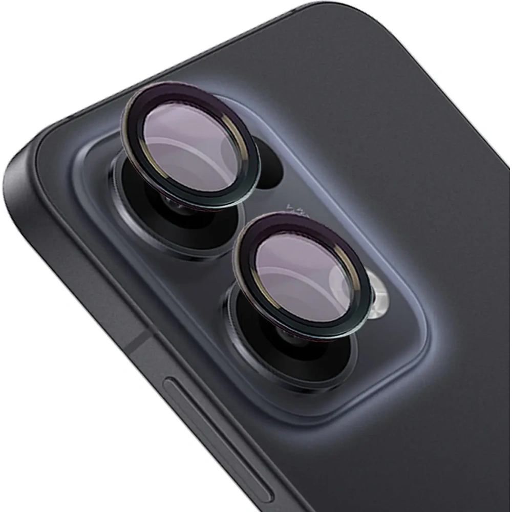 Szkło na aparat Bizon Glass Snap Lens do Oppo Reno 13 czarna ramka