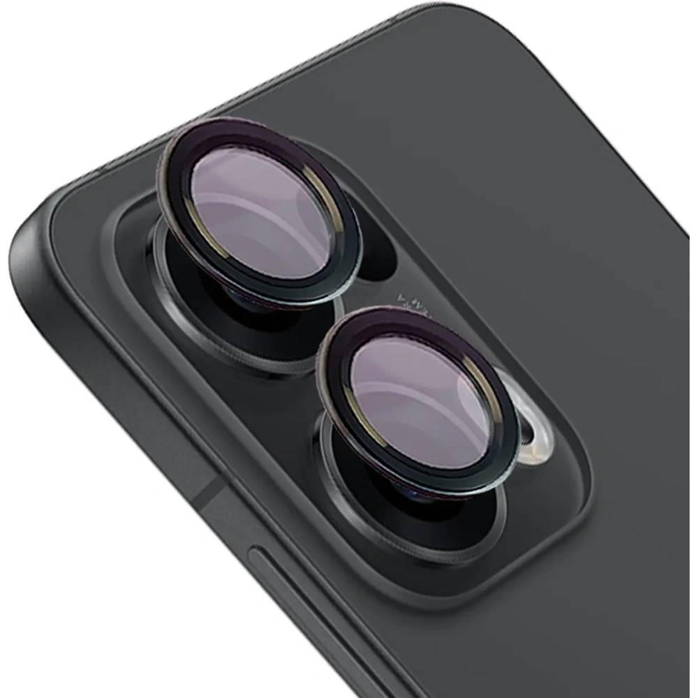 Szkło na aparat Bizon Glass Snap Lens do Oppo Reno 13 Pro czarna ramka