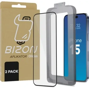 Kup Bizon Glass Aplikátor Apple iPhone 15 [2 PACK] - BIZ8825 - {ean13} - Sklep Home Screen