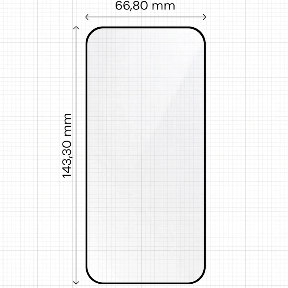 Szkło hartowane z ramką montażową Bizon Glass Aplikator do Apple iPhone 15 Pro [2 PACK]