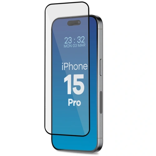 Kup Szkło hartowane z ramką montażową Bizon Glass Aplikator do Apple iPhone 15 Pro [2 PACK] - BIZ8826 - {ean13} - Sklep Home Screen