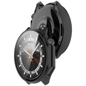 Kup Etui ze szkłem do zegarka Bizon Case+Glass Watch do OnePlus Watch 3 / Oppo Watch X2 czarne - BIZ8827 - {ean13} - Sklep Home Screen