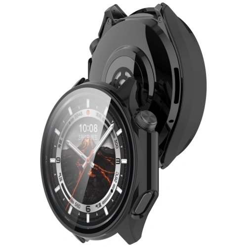 Kup Etui ze szkłem do zegarka Bizon Case+Glass Watch do OnePlus Watch 3 / Oppo Watch X2 czarne - BIZ8827 - {ean13} - Sklep Home Screen