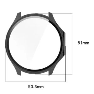 Buy Bizon Case+Glass Watch OnePlus Watch 3 / Oppo Watch X2 black - BIZ8827 - {ean13} - Home Screen Store Europe