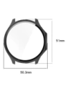 Buy Bizon Case+Glass Watch OnePlus Watch 3 / Oppo Watch X2 black - BIZ8827 - {ean13} - Home Screen Store Europe