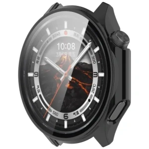 Kup Bizon Case+Üveg Óra OnePlus Watch 3 / Oppo Watch X2 fekete - BIZ8827 - {ean13} - Sklep Home Screen
