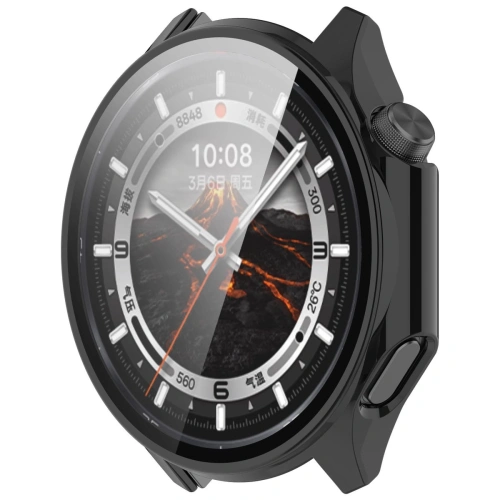 Kup Etui ze szkłem do zegarka Bizon Case+Glass Watch do OnePlus Watch 3 / Oppo Watch X2 czarne - BIZ8827 - {ean13} - Sklep Home Screen