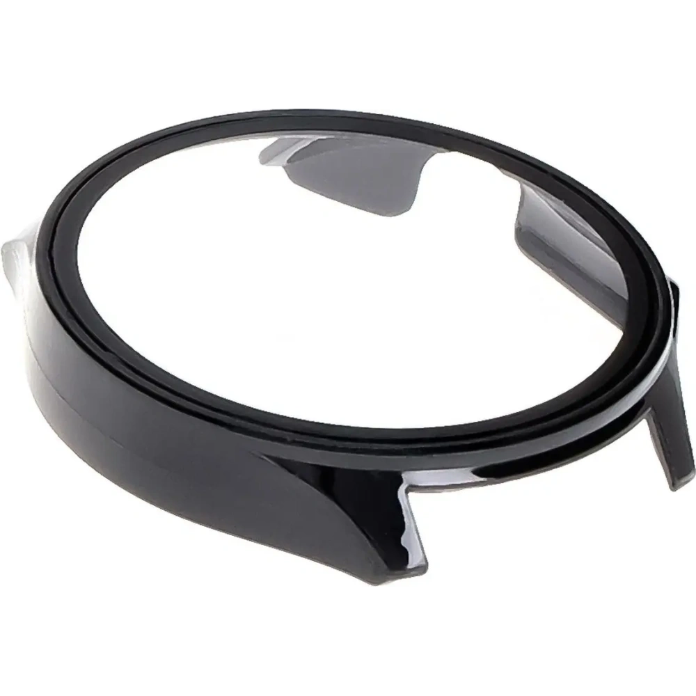 Etui ze szkłem do zegarka Bizon Case+Glass Watch do OnePlus Watch 3 / Oppo Watch X2 czarne