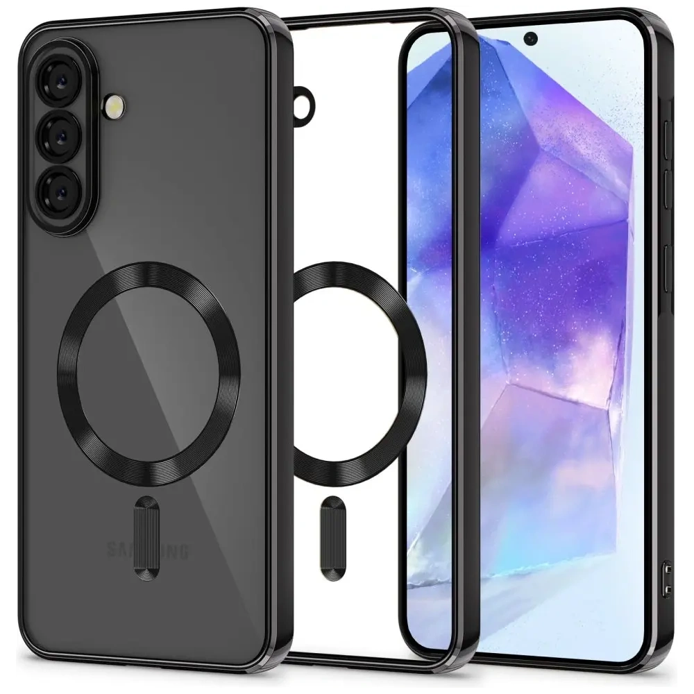 Etui Tech-Protect Magflex MagSafe Samsung Galaxy A56 5G Shiny Black