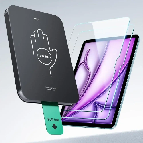 Buy ESR Ultrafit Tempered Glass Apple iPad Air 11" 2024 (6 gen) / 11" 2025 (7 gen) Clear [2 PACK] - ESR904 - {ean13} - Home Screen Store Europe