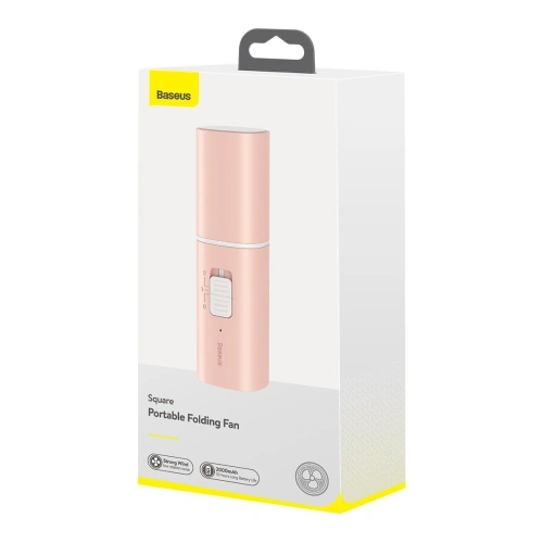 Buy Portable Mini Fan Baseus Square (pink) - BSU1463PNK - {ean13} - Home Screen Store Europe
