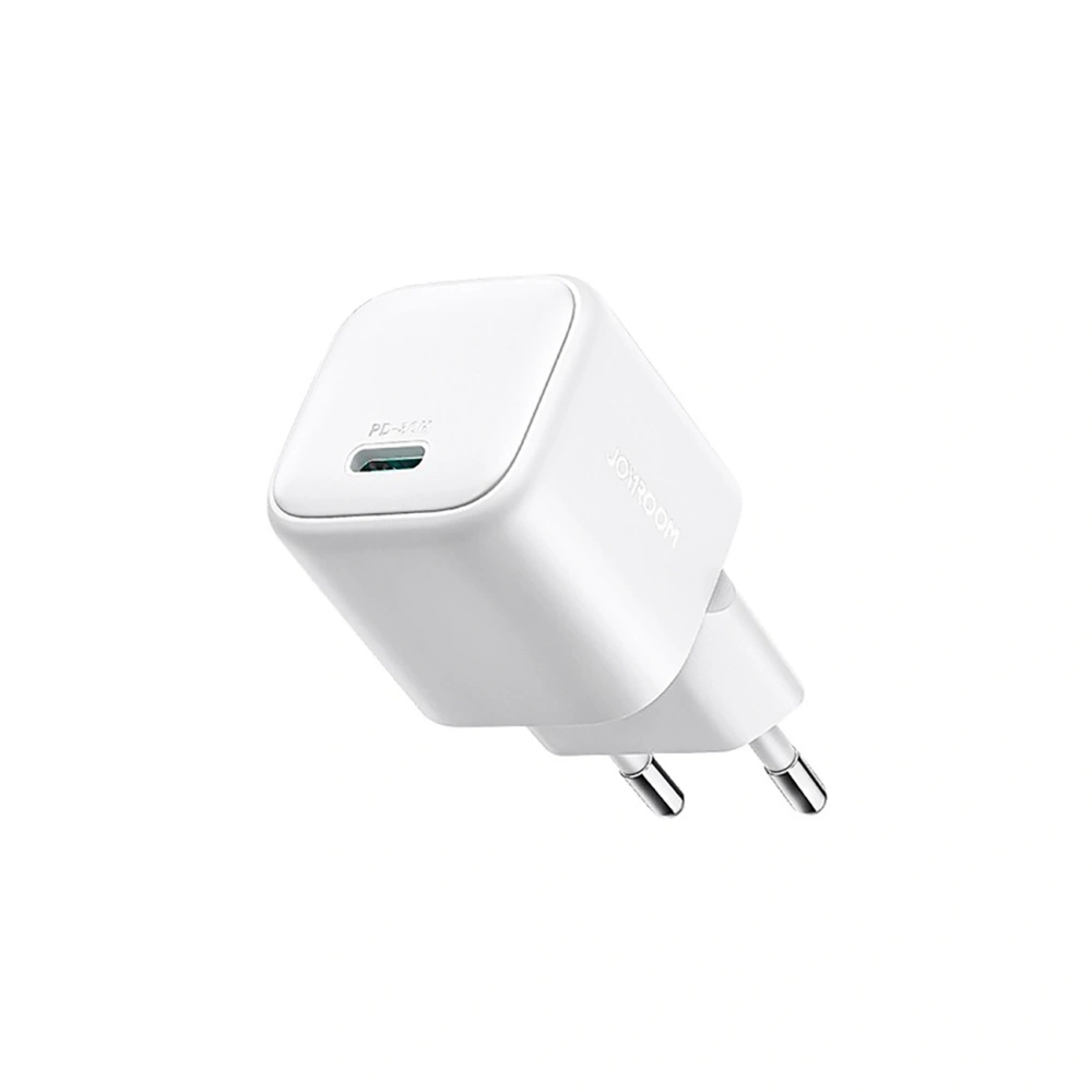 Ładowarka sieciowa Joyroom JR-TCG15 Mini 30W GaN USB-C biała