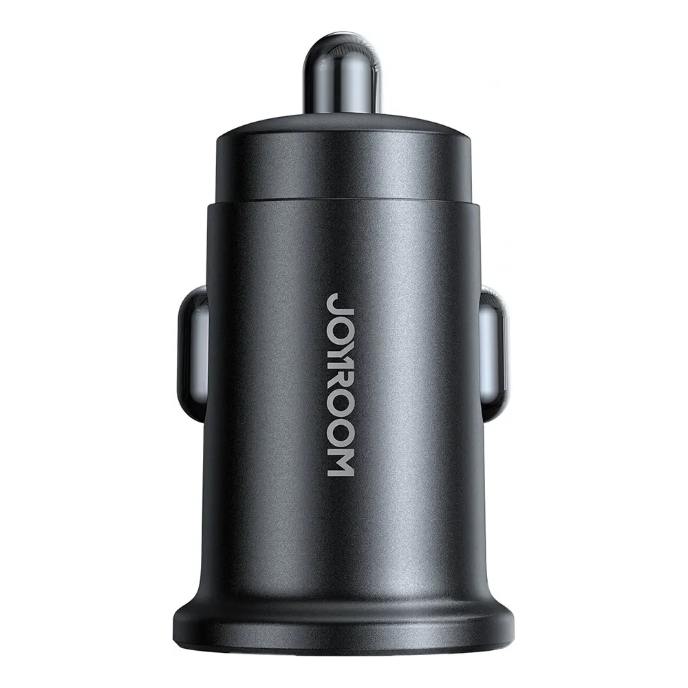 Ładowarka samochodowa Joyroom JR-CCN16 Mini USB-A, USB-C 15W czarna