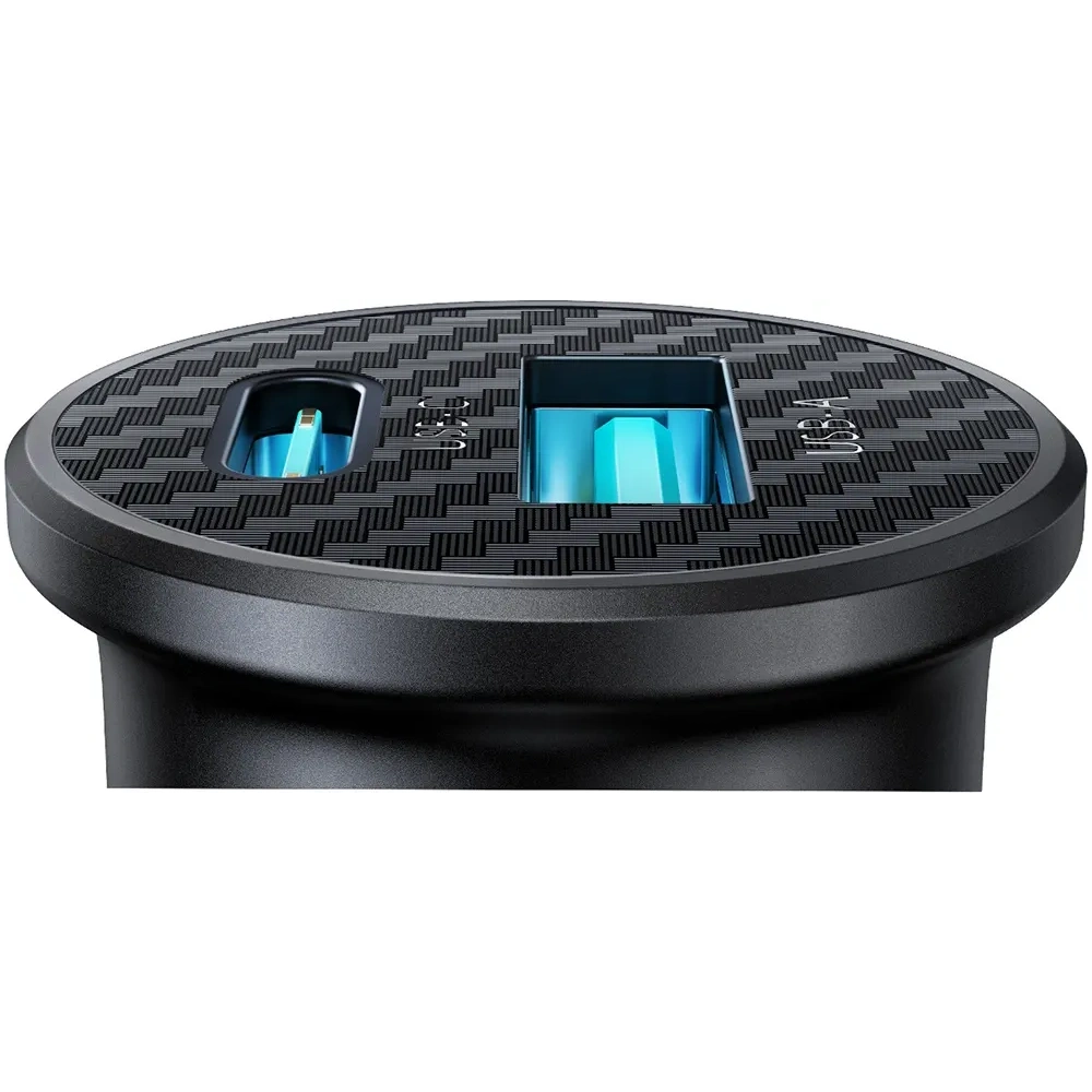 Ładowarka samochodowa Joyroom JR-CCN16 Mini USB-A, USB-C 15W czarna