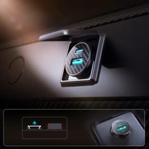 Kup Ładowarka samochodowa Joyroom JR-CCN16 Mini USB-A, USB-C 15W czarna - JYR1138 - {ean13} - Sklep Home Screen