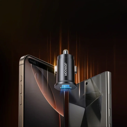 Kup Joyroom autós töltő JR-CCN16 Mini USB-A, USB-C 15W fekete - JYR1138 - {ean13} - Sklep Home Screen