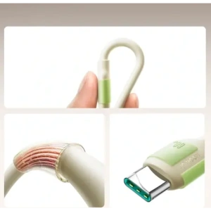 Kup Joyroom S-A53 60W USB-C / USB-C kabel s fluorescenčním hrotem 1.2m béžový - JYR1142 - {ean13} - Sklep Home Screen