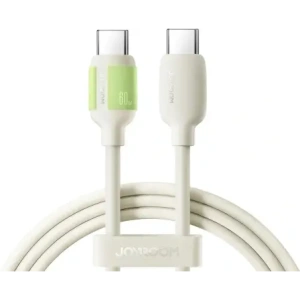 Kup Joyroom S-A53 cablu USB-C / USB-C 60W cu vârf fluorescent 2m bej - JYR1146 - {ean13} - Sklep Home Screen