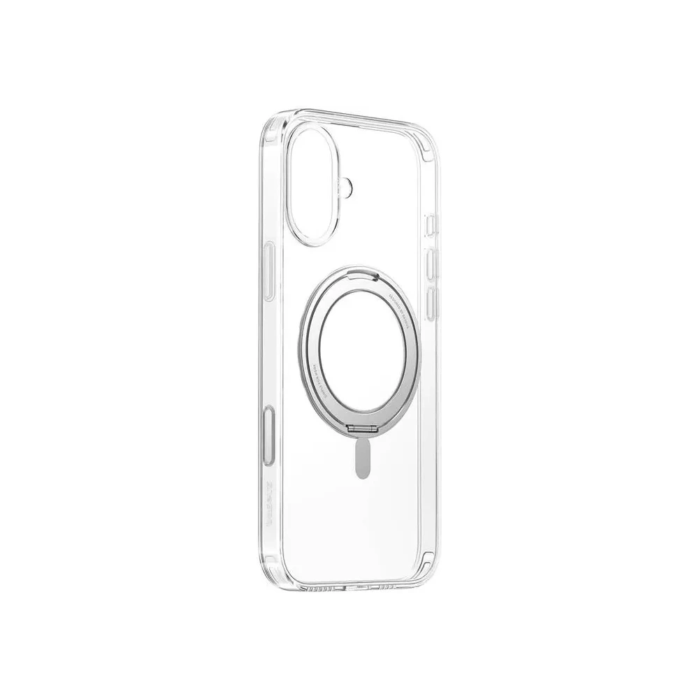 Etui ze stojakiem Baseus SkyRing 360° Apple iPhone 16 MagSafe (przezroczyste)