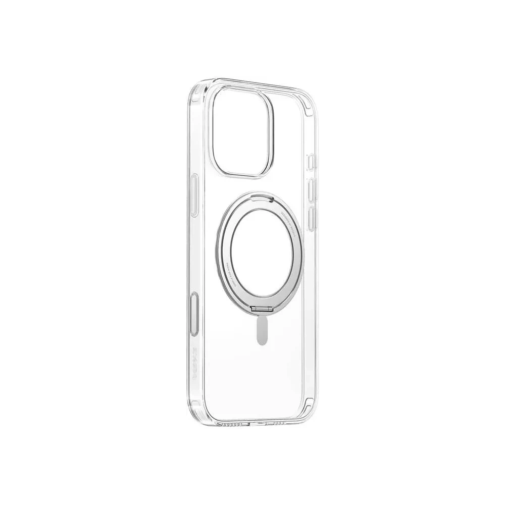 Etui ze stojakiem Baseus SkyRing 360° Apple iPhone 16 Pro MagSafe (przezroczyste)