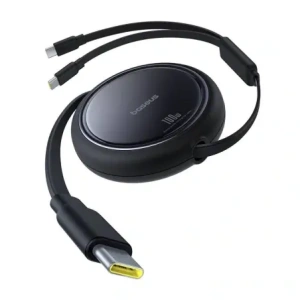Kup Kabel USB-C / 2x USB-C 2W1 Baseus Bright Mirror 100W / 1m (czarny) - BSU8953 - {ean13} - Sklep Home Screen