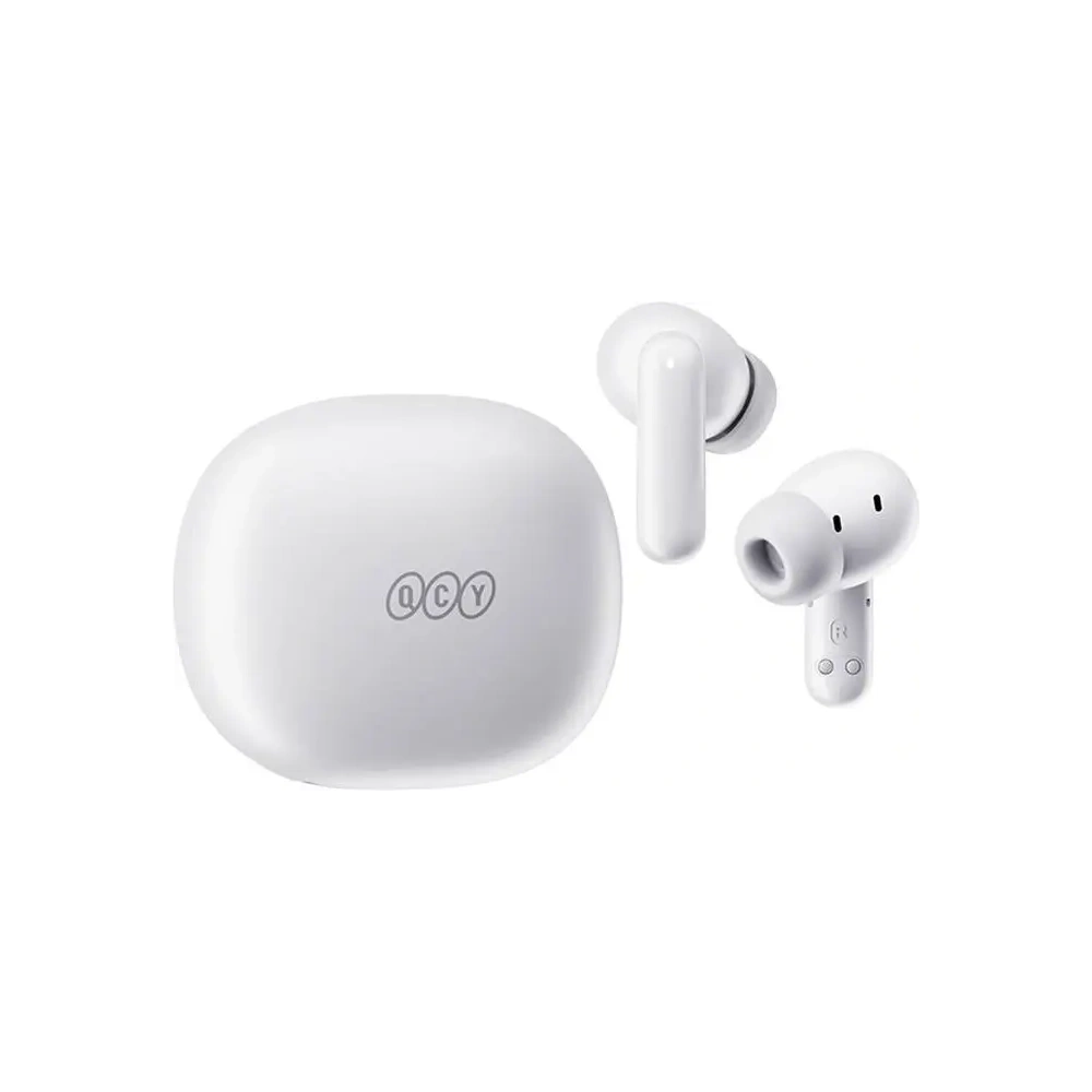 Bezprzewodowe słuchawki dokanałowe TWS QCY MeloBuds HT16 Bluetooth 5.4 HFP, A2DP, AVRCP IPX4 (białe)