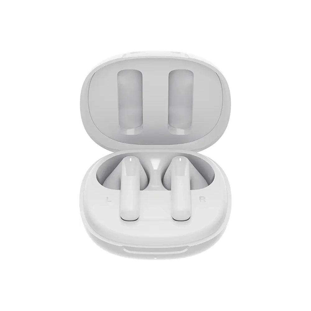 Bezprzewodowe słuchawki douszne TWS QCY Ailybuds E20 HT13 Bluetooth 5.4 HFP, A2DP, AVRCP IPX4 (białe)