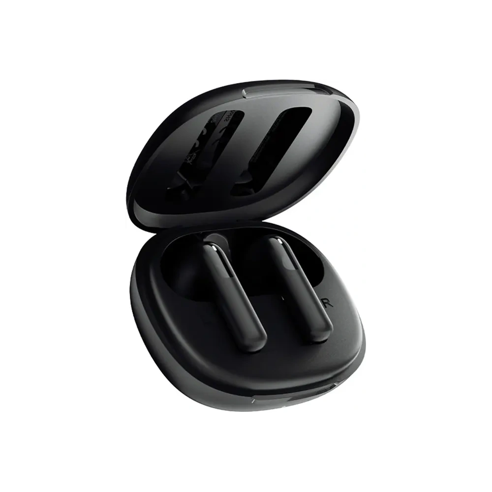 Bezprzewodowe słuchawki douszne TWS QCY Ailybuds E10 QT35 Bluetooth 5.4 HFP, A2DP, AVRCP IPX4 (czarne)